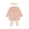 Dirkje Mädchen Set Longsleeve Hose Haarband