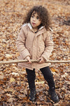 Koko Noko Mädchen Wintermantel Parka camel mit Kapuze