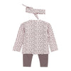 Dirkje Mädchen Baby Set Shirt, Hose und Stirnband