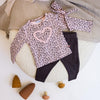 Dirkje Mädchen Baby Set Shirt, Hose und Stirnband