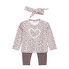 Dirkje Mädchen Baby Set Shirt, Hose und Stirnband