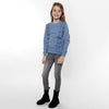 No Way Monday Mädchen-Pullover blau