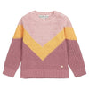 Koko Noko Mädchen Pullover alt rosa Zickzack