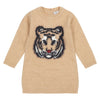 Dirkje Mädchen Kleid beige tiger