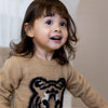 Dirkje Mädchen Kleid beige tiger